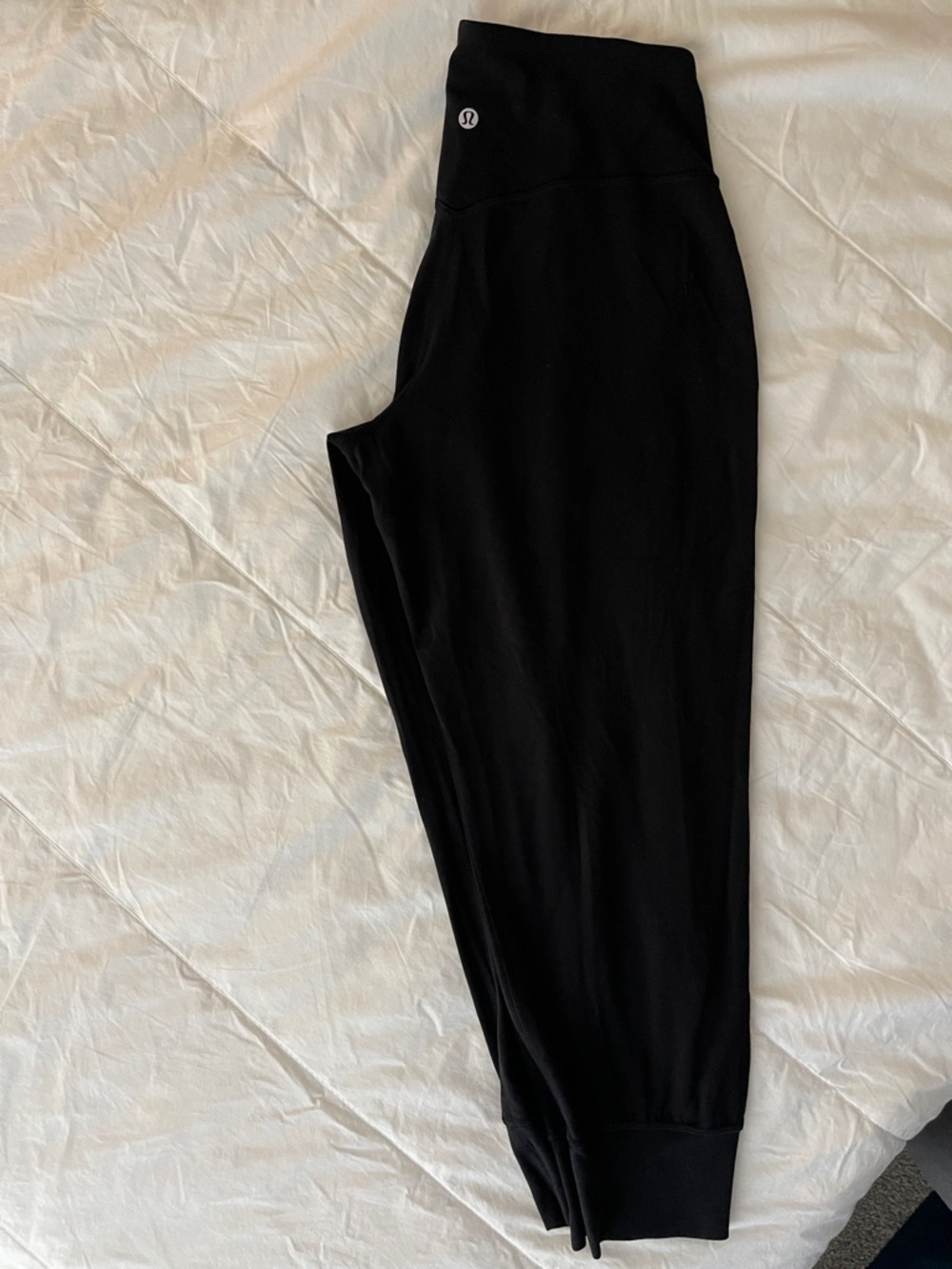 lululemon athletica Black High-Rise Cropped Yoga Leggings